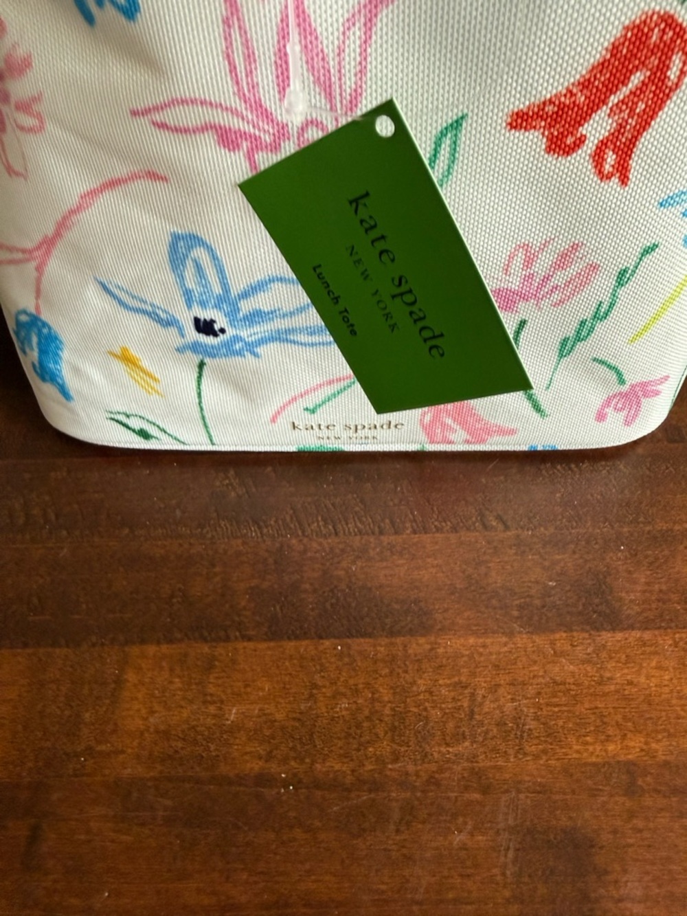KATE SPADE Insulated Lunch Tote Joyful Garden - Picture 7 of 10